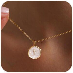 Small 14K Gold Cross Necklace - Comfortable Dainty Pendant for Everyday Wear